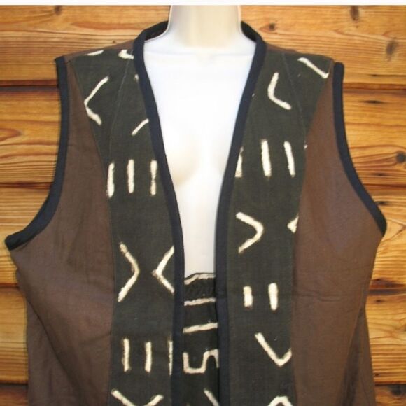 NWT Brown Art To Wear Raw Silk Sk… - Picture 3 of 8